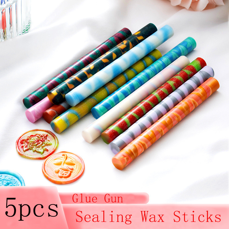Wax Seal Stamp Set - 5 Buah Stik Lilin Penyegel Lem
