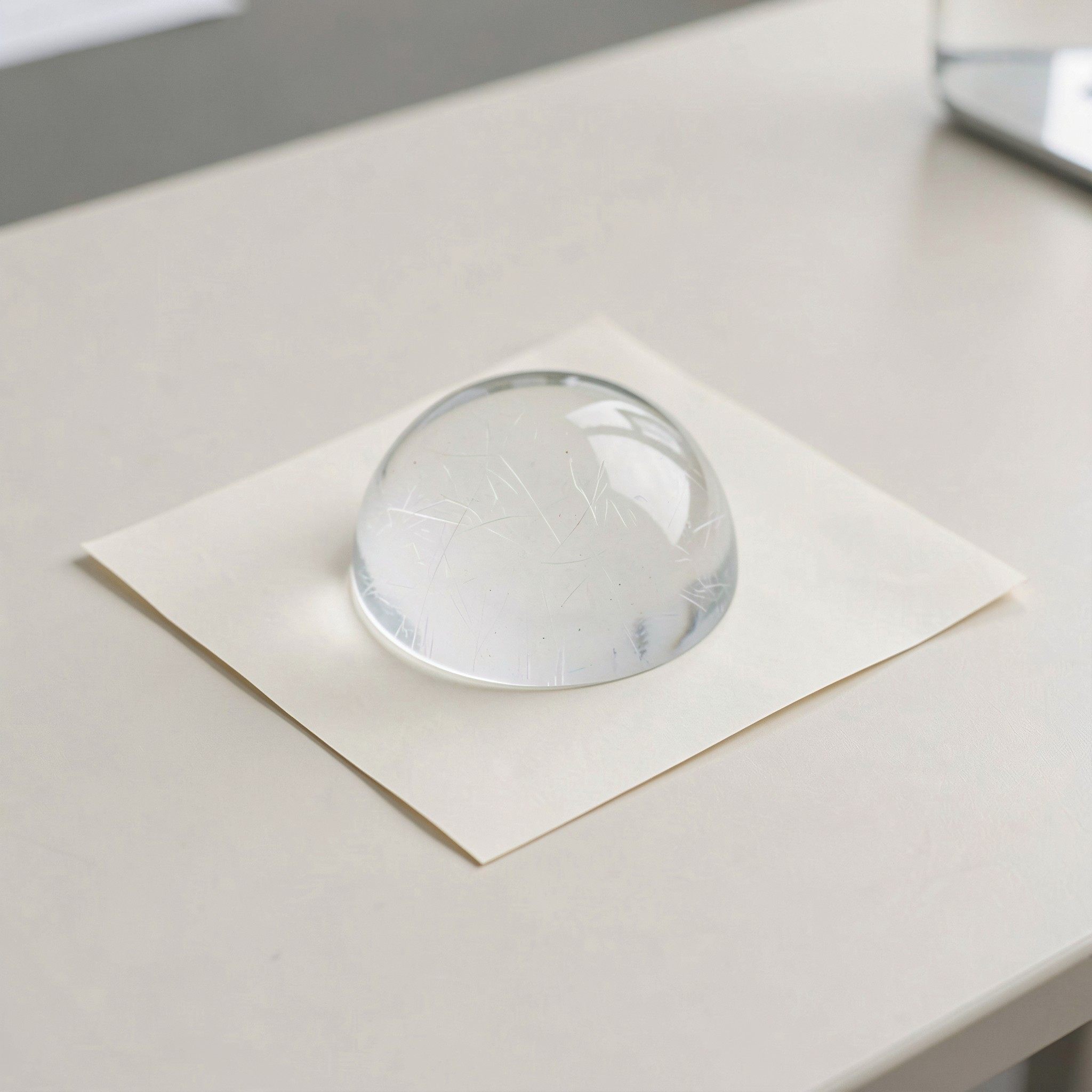 6 Buah Bola Kristal Transparan - Paper Weight Crystal ulasan dan harga